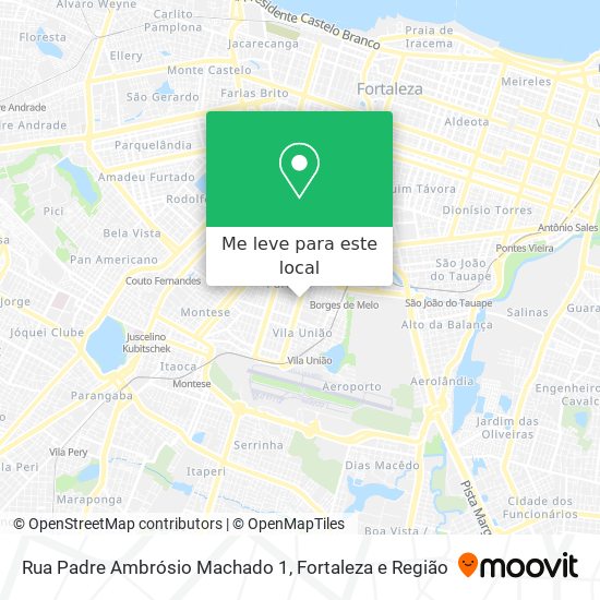 Rua Padre Ambrósio Machado 1 mapa