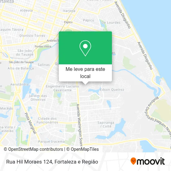 Rua Hil Moraes 124 mapa