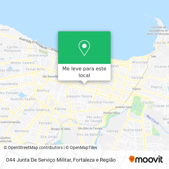 044 Junta De Serviço Militar mapa