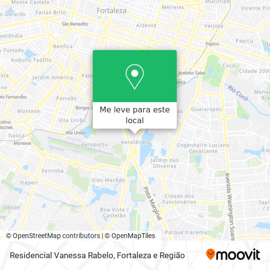 Residencial Vanessa Rabelo mapa