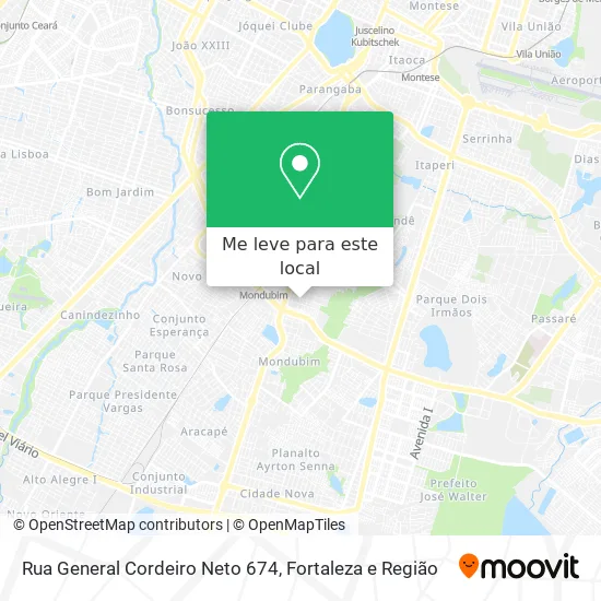 Rua General Cordeiro Neto 674 mapa