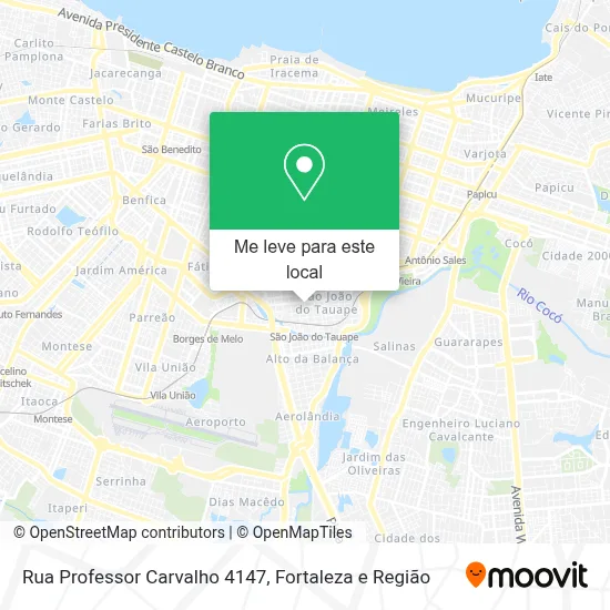 Rua Professor Carvalho 4147 mapa
