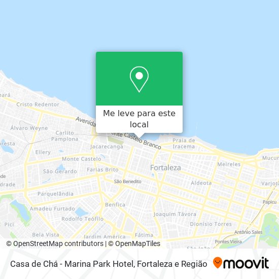 Casa de Chá - Marina Park Hotel mapa
