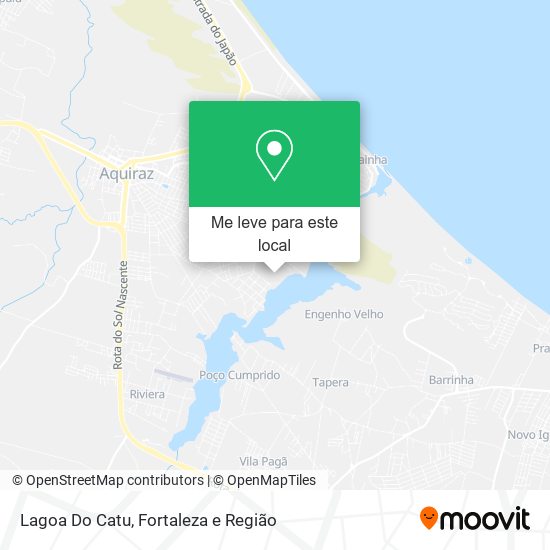 Lagoa Do Catu mapa