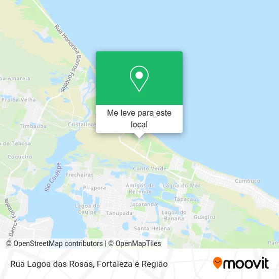 Rua Lagoa das Rosas mapa