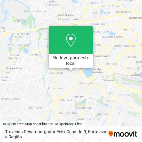 Travessa Desembargador Felix Candido 9 mapa