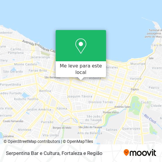Serpentina Bar e Cultura mapa