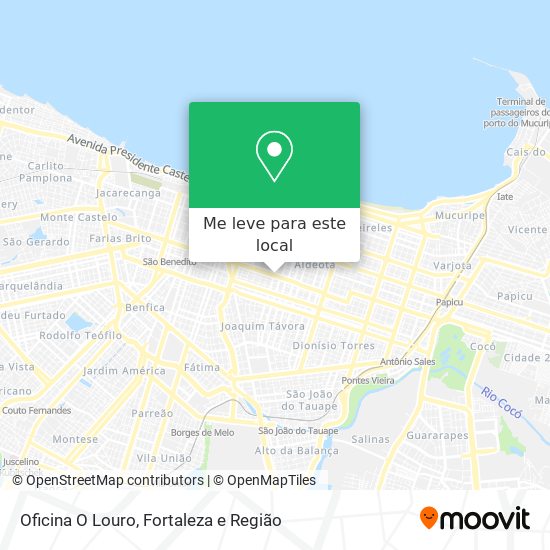 Oficina O Louro mapa