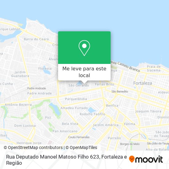 Rua Deputado Manoel Matoso Filho 623 mapa