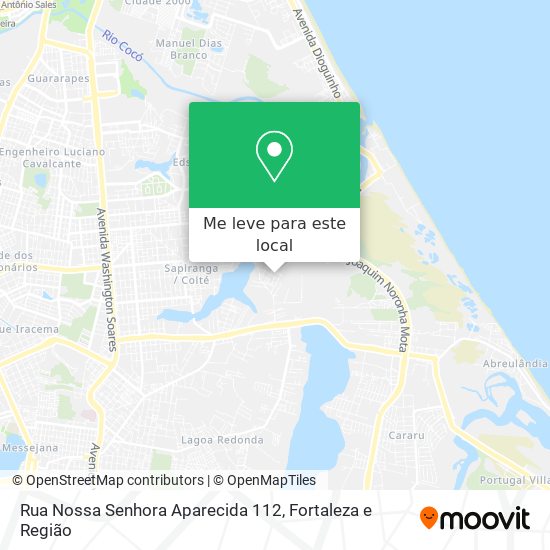 Rua Nossa Senhora Aparecida 112 mapa