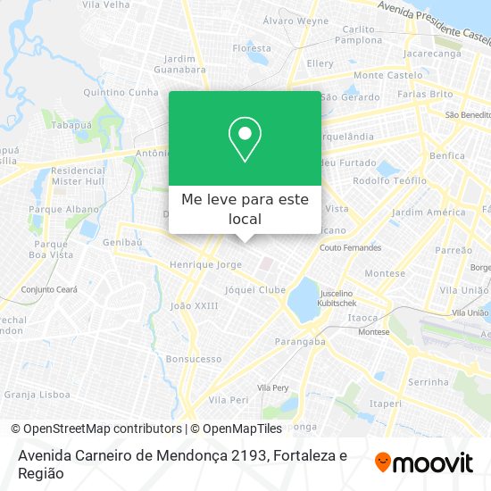 Avenida Carneiro de Mendonça 2193 mapa