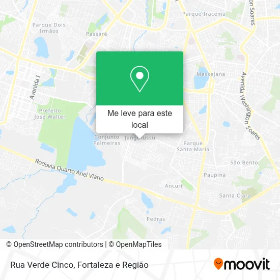 Rua Verde Cinco mapa