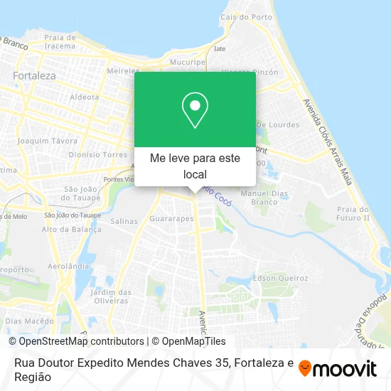 Rua Doutor Expedito Mendes Chaves 35 mapa