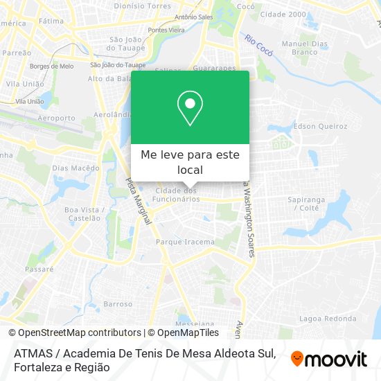 ATMAS / Academia De Tenis De Mesa Aldeota Sul mapa