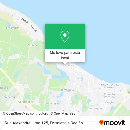 Rua Alexandre Lima 125 mapa