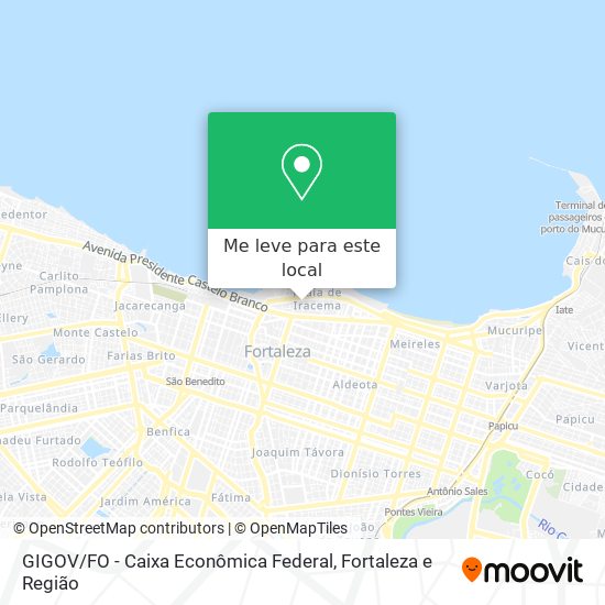 GIGOV / FO - Caixa Econômica Federal mapa