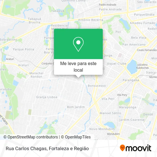 Rua Carlos Chagas mapa