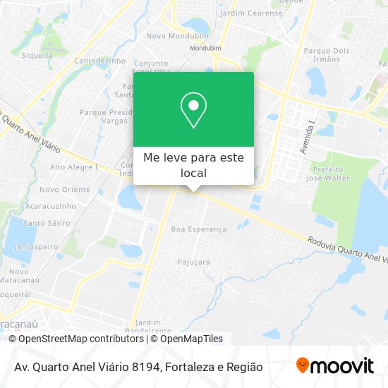 Av. Quarto Anel Viário 8194 mapa