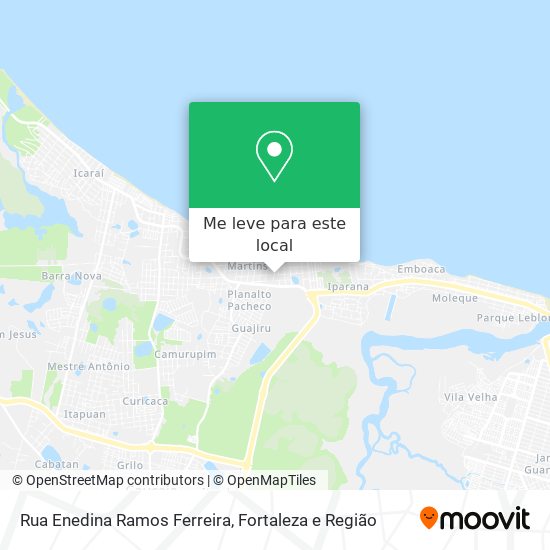 Rua Enedina Ramos Ferreira mapa