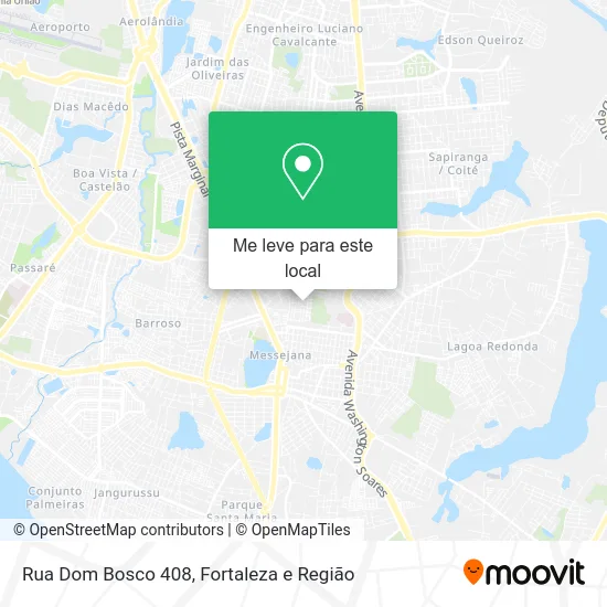 Rua Dom Bosco 408 mapa
