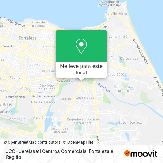 JCC - Jereissati Centros Comerciais mapa