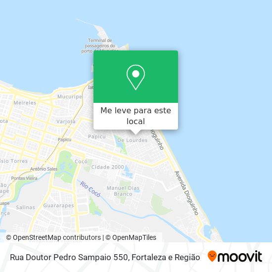 Rua Doutor Pedro Sampaio 550 mapa