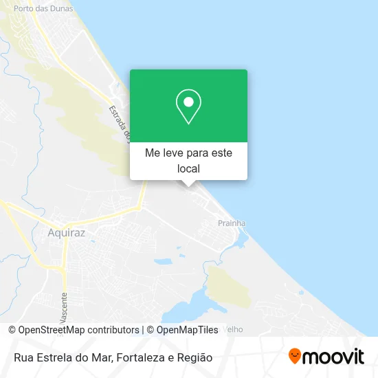 Rua Estrela do Mar mapa