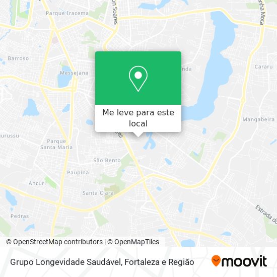 Grupo Longevidade Saudável mapa