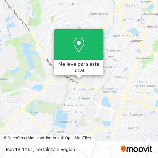 Rua 14 1161 mapa