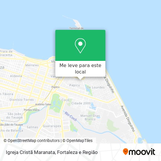 Igreja Cristã Maranata mapa