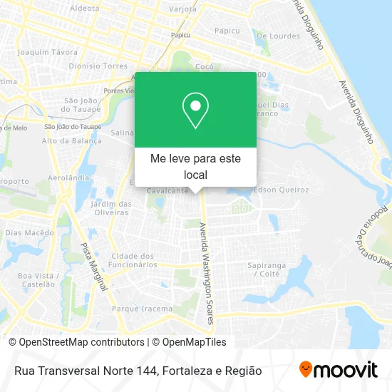 Rua Transversal Norte 144 mapa
