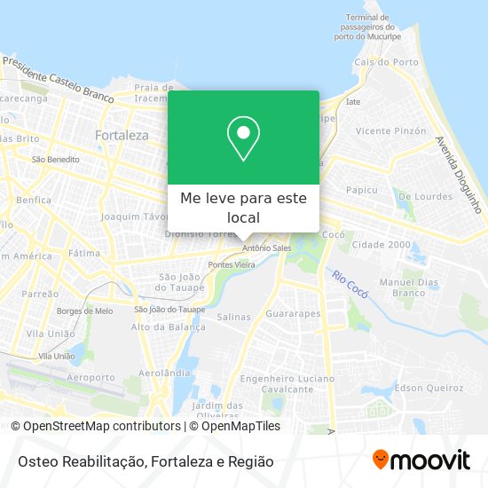 Osteo Reabilitação mapa