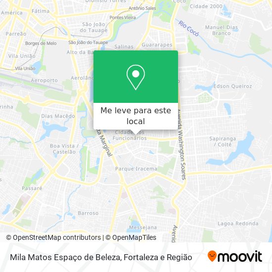 Mila Matos Espaço de Beleza mapa