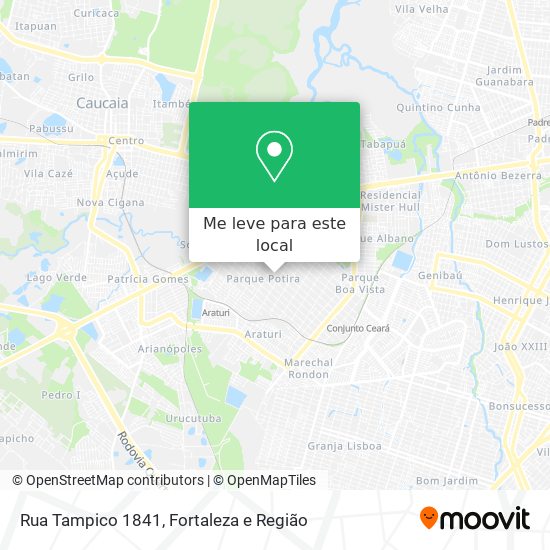 Rua Tampico 1841 mapa