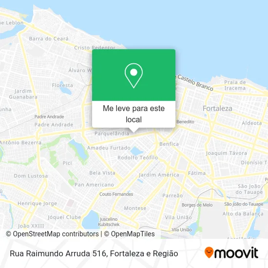 Rua Raimundo Arruda 516 mapa