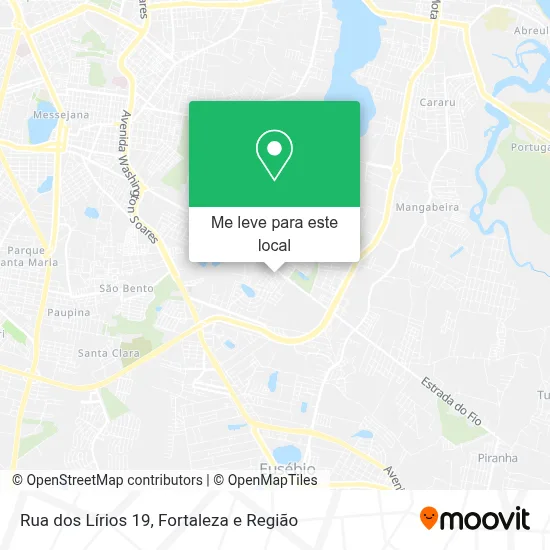 Rua dos Lírios 19 mapa