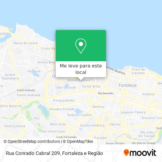 Rua Conrado Cabral 209 mapa