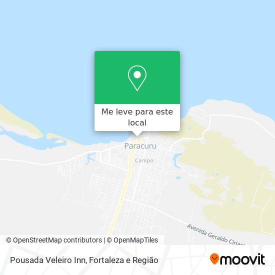 Pousada Veleiro Inn mapa