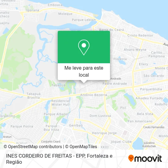 INES CORDEIRO DE FREITAS - EPP mapa