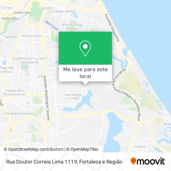 Rua Doutor Correia Lima 1119 mapa