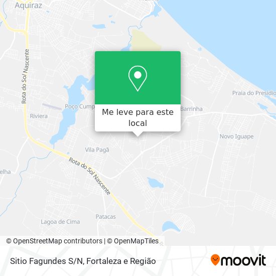 Sitio Fagundes S/N mapa