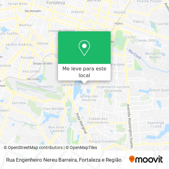 Rua Engenheiro Nereu Barreira mapa