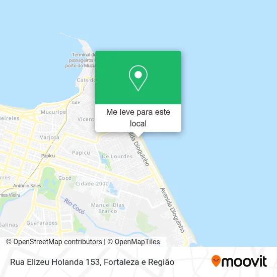 Rua Elizeu Holanda 153 mapa
