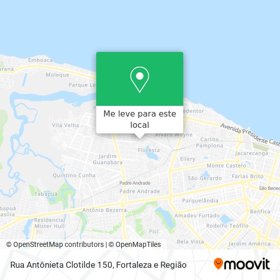 Rua Antônieta Clotilde 150 mapa