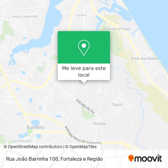 Rua João Barrinha 100 mapa