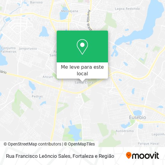 Rua Francisco Leôncio Sales mapa