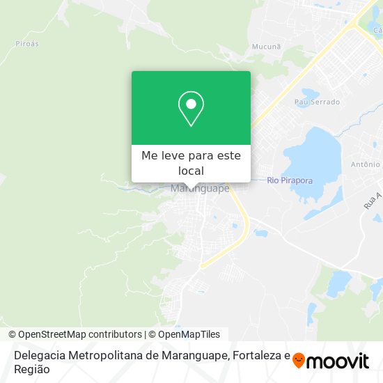 Delegacia Metropolitana de Maranguape mapa