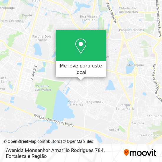 Avenida Monsenhor Amarílio Rodrigues 784 mapa