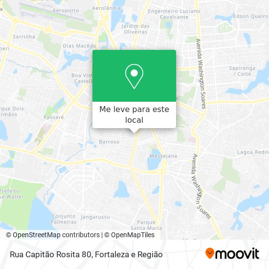 Rua Capitão Rosita 80 mapa