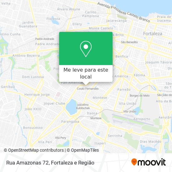 Rua Amazonas 72 mapa